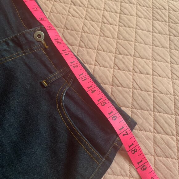 SEXSO JEANS - Denim - dark blue jeans mini-skirt stretch -Mid high Waist - large - Picture 10 of 11